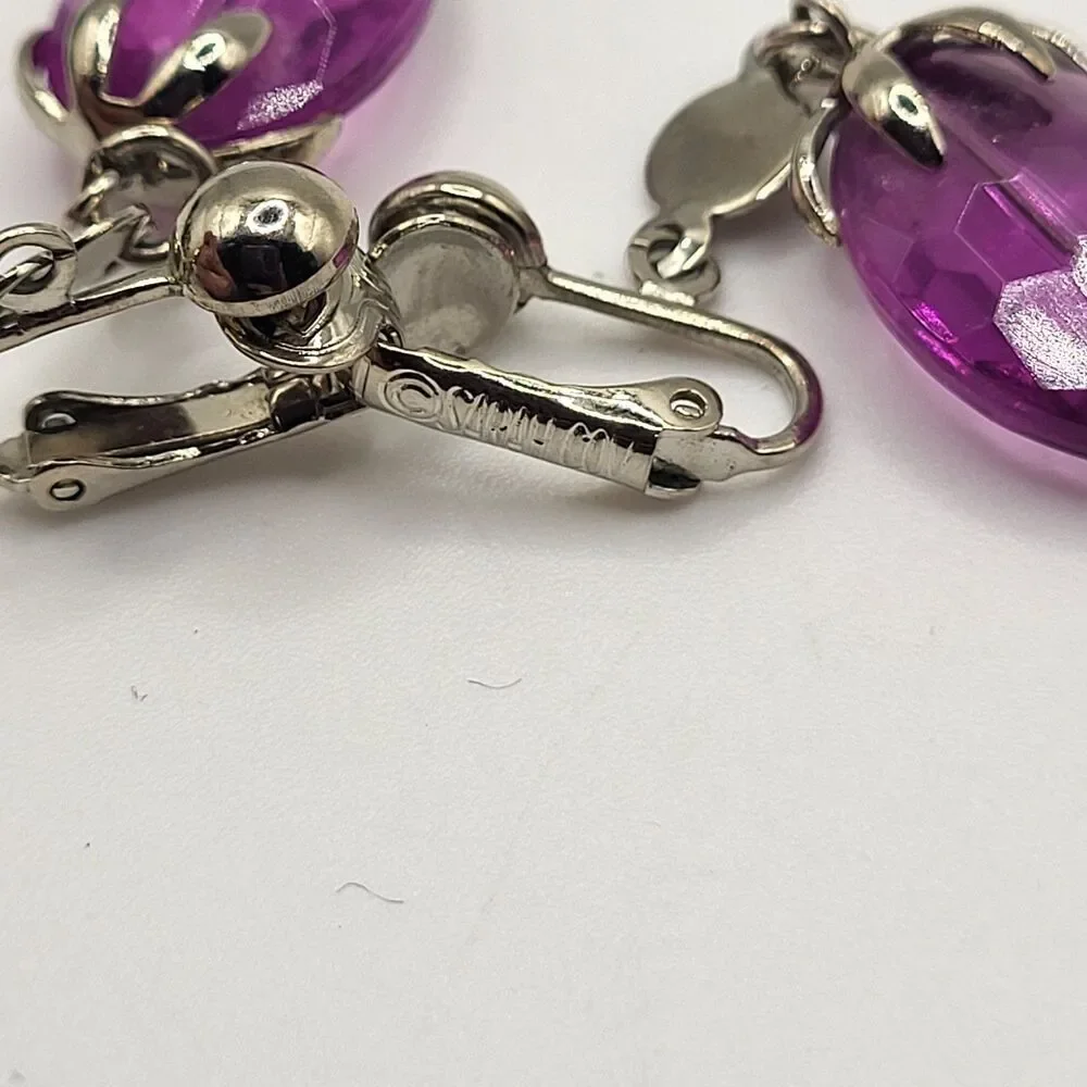 Lot of 5 Clip On Earrrings Vintage 60s 